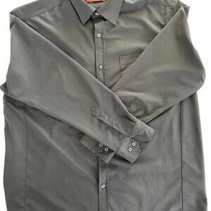 COAL HARBOUR Men's Grey Long Sleeve Under Arm Vented - XL/TG